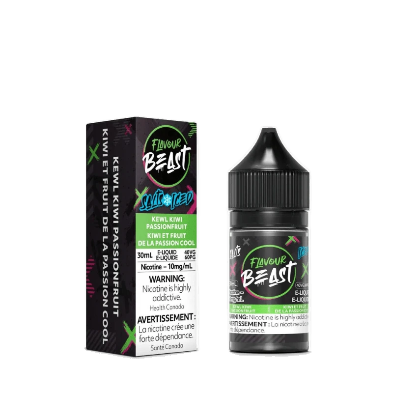 Flavour Beast Salts 60mL — Kewl Kiwi Passionfruit - 20mg