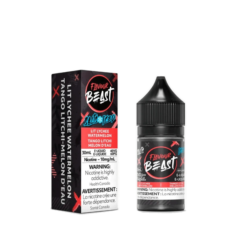 Flavour Beast Salts 60mL — Lit Lychee Watermelon - 20mg