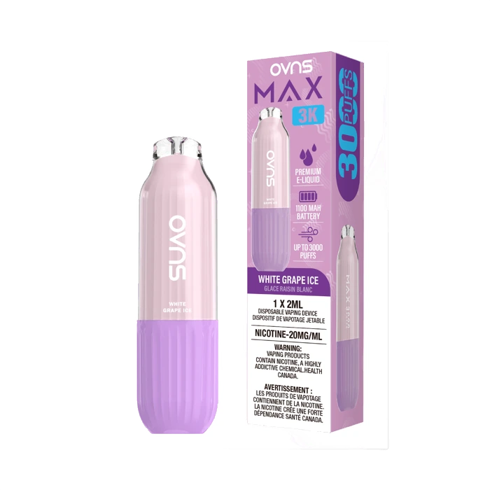 OVNS Max — White Grape Ice