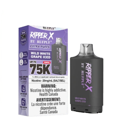 Ripper X 75K — Wild White Grape Iced