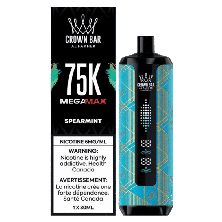 Crown Bar Mega Max 75k - Spearmint