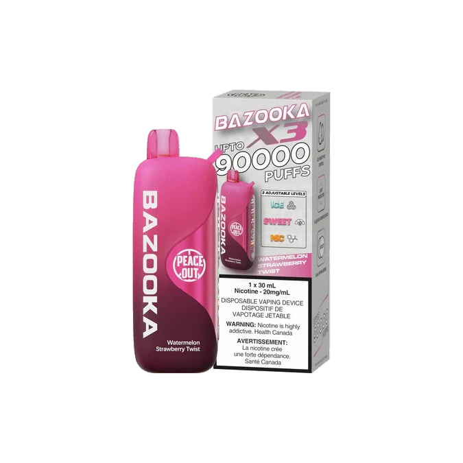 Bazooka X3 90K — Watermelon Strawberry Twist