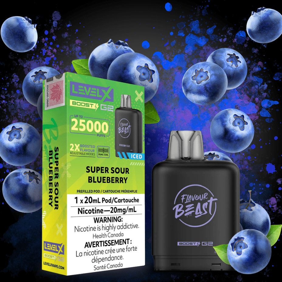 Level X 25K — Super Sour Blueberry