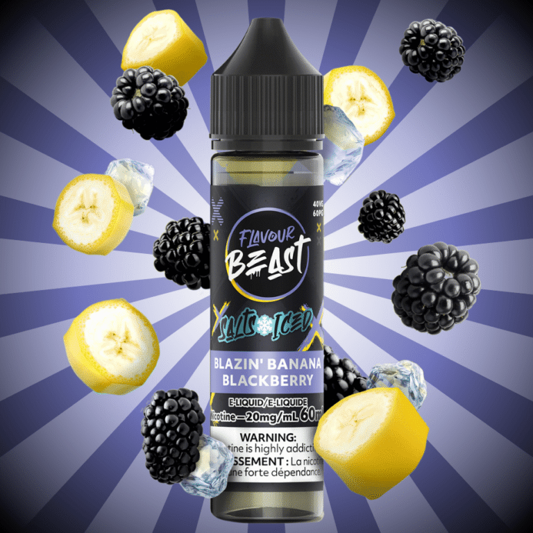 Flavour Beast Salts 60mL — Blazin Banana Blackberry - 20mg