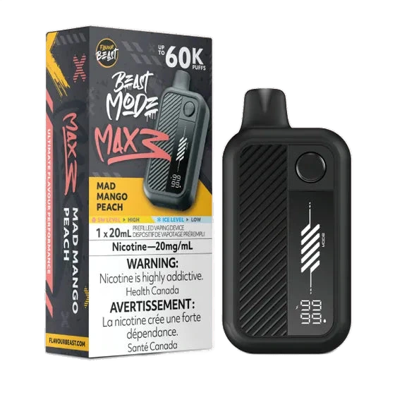Flavour Beast Beast Mode Max 3 — Mad Mango Peach