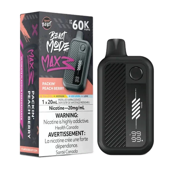 Flavour Beast Beast Mode Max 3 — Packin Peach Berry
