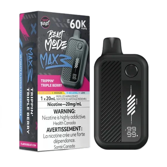 Flavour Beast Beast Mode Max 3 — Trippin Triple Berry
