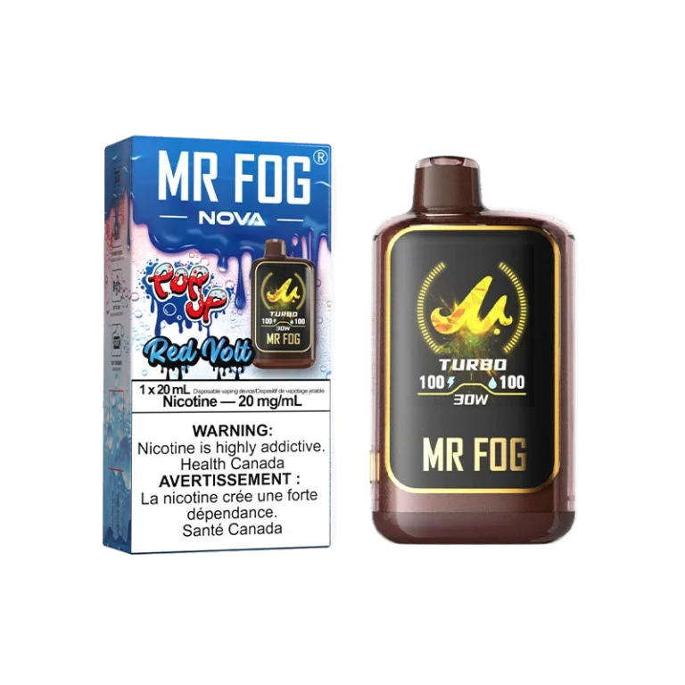 Mr. Fog Nova 30K — Pop Up Red Volt