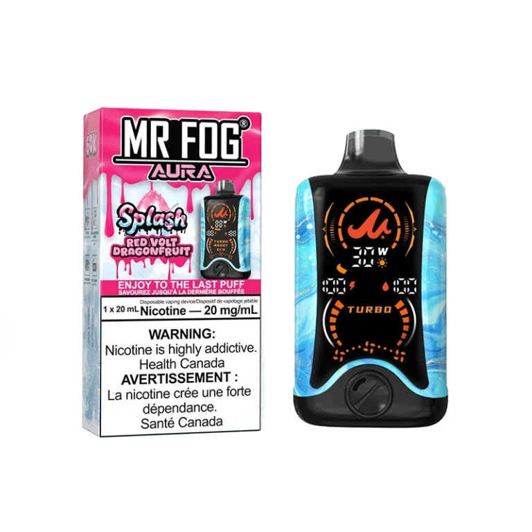 Mr. Fog Aura — Splash Red Volt Dragonfruit