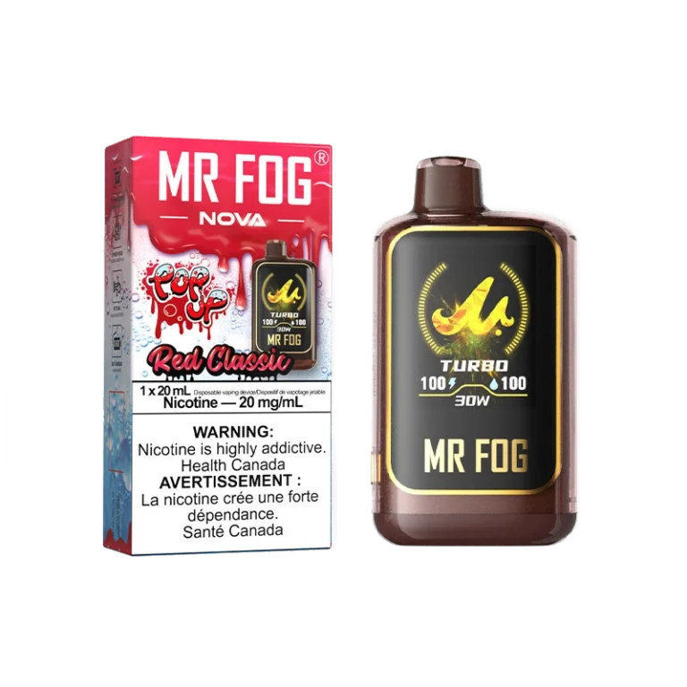 Mr. Fog Nova 30K — Pop Up Red Classic
