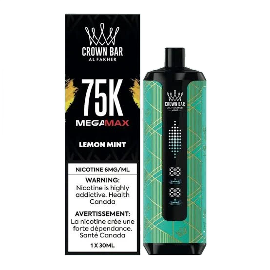 Crown Bar Mega Max 75k - Lemon Mint