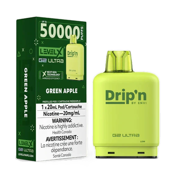 Level X G2 Ultra Drip'n Pod — Green Apple