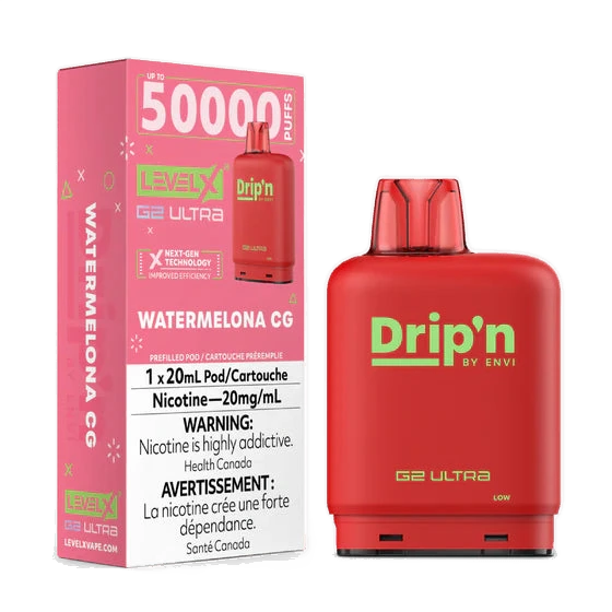 Level X G2 Ultra Drip'n Pod — Watermelon a CG