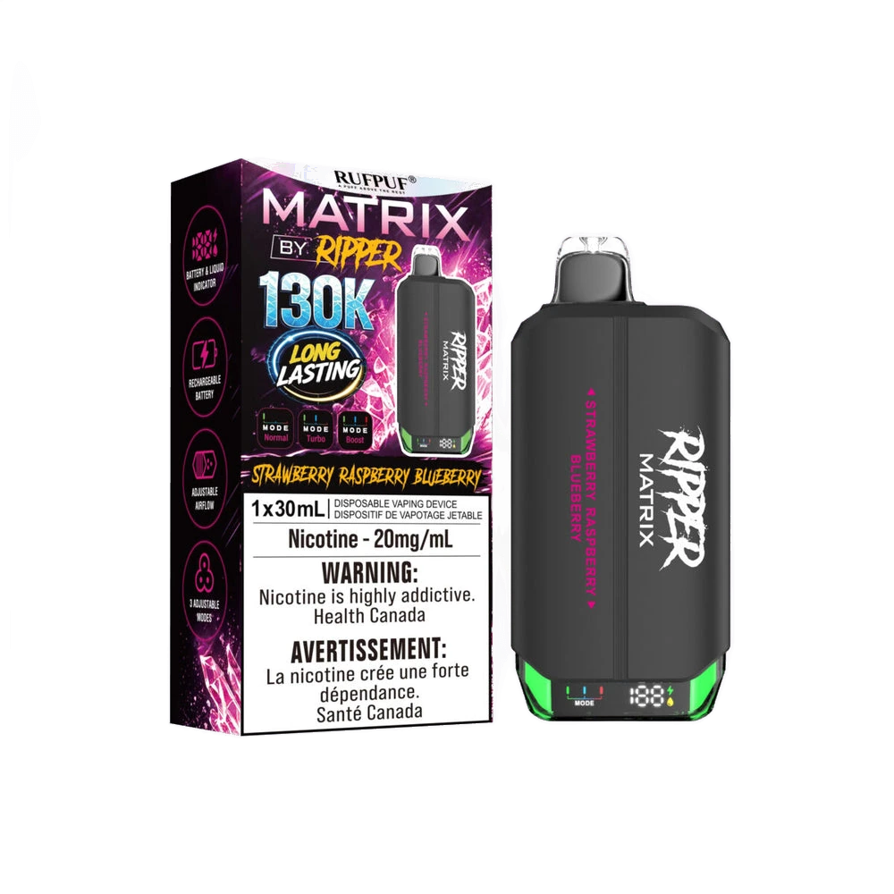 Ripper Matrix 130K — Strawberry Raspberry Blueberry