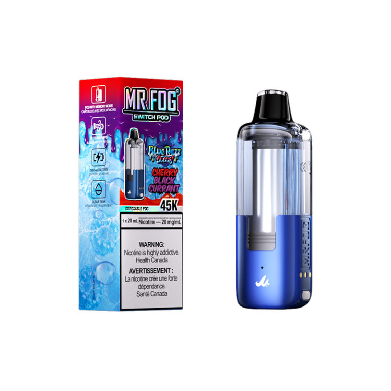 Mr. Fog Switch Pod — Blue Razz Steezy Cherry Black Currant