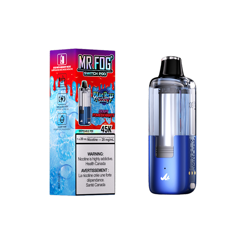 Mr. Fog Switch Pod — Blue Razz Steezy Grape Pomegranate