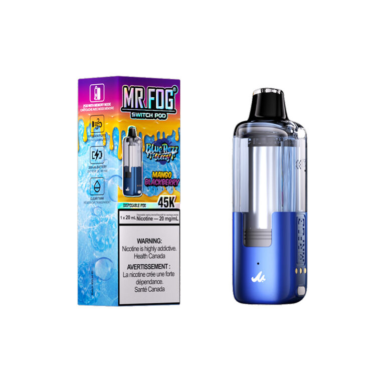 Mr. Fog Switch Pod — Blue Razz Steezy Mango Blackberry
