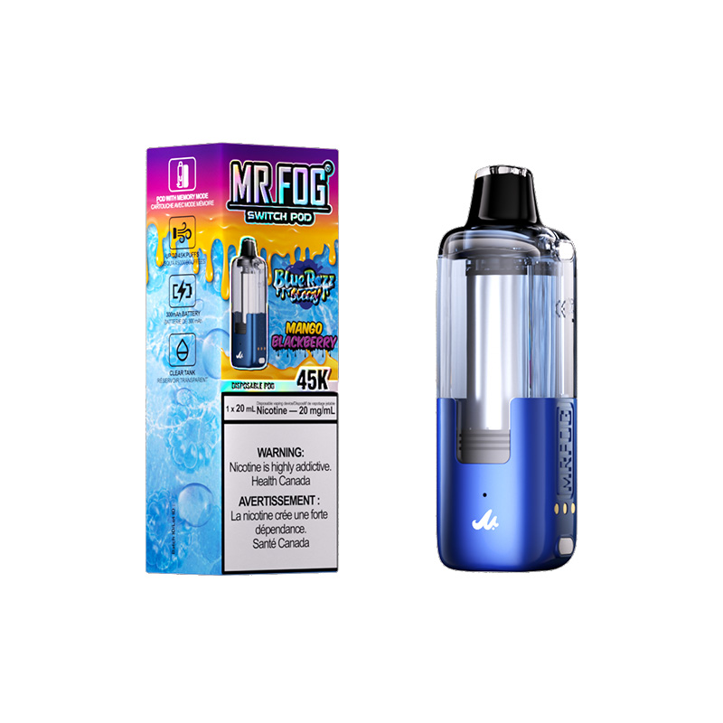 Mr. Fog Switch Pod — Blue Razz Steezy Mango Blackberry
