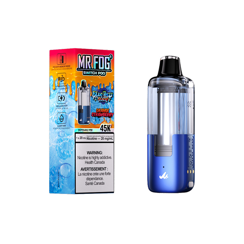 Mr. Fog Switch Pod — Blue Razz Steezy Orange Strawberry