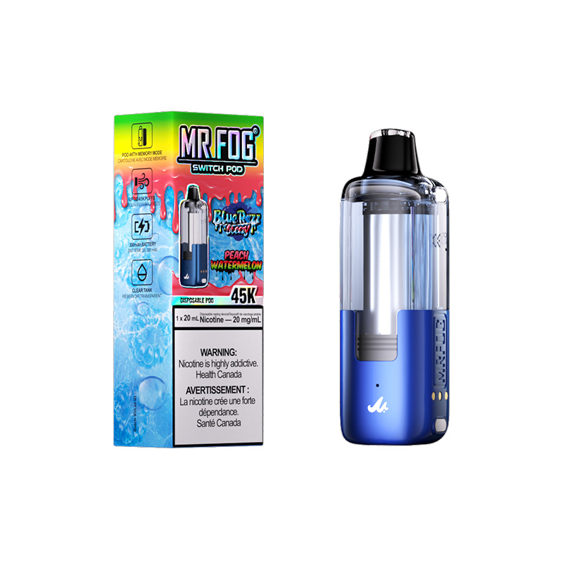 Mr. Fog Switch Pod — Blue Razz Steezy Peach Watermelon
