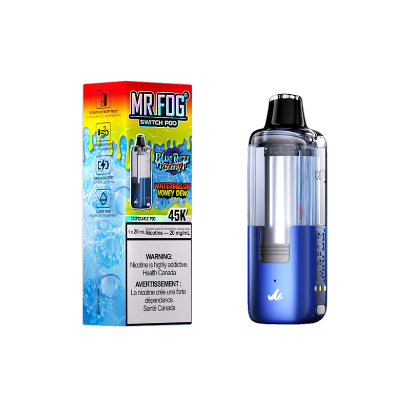 Mr. Fog Switch Pod — Blue Razz Steezy Watermelon Honeydew
