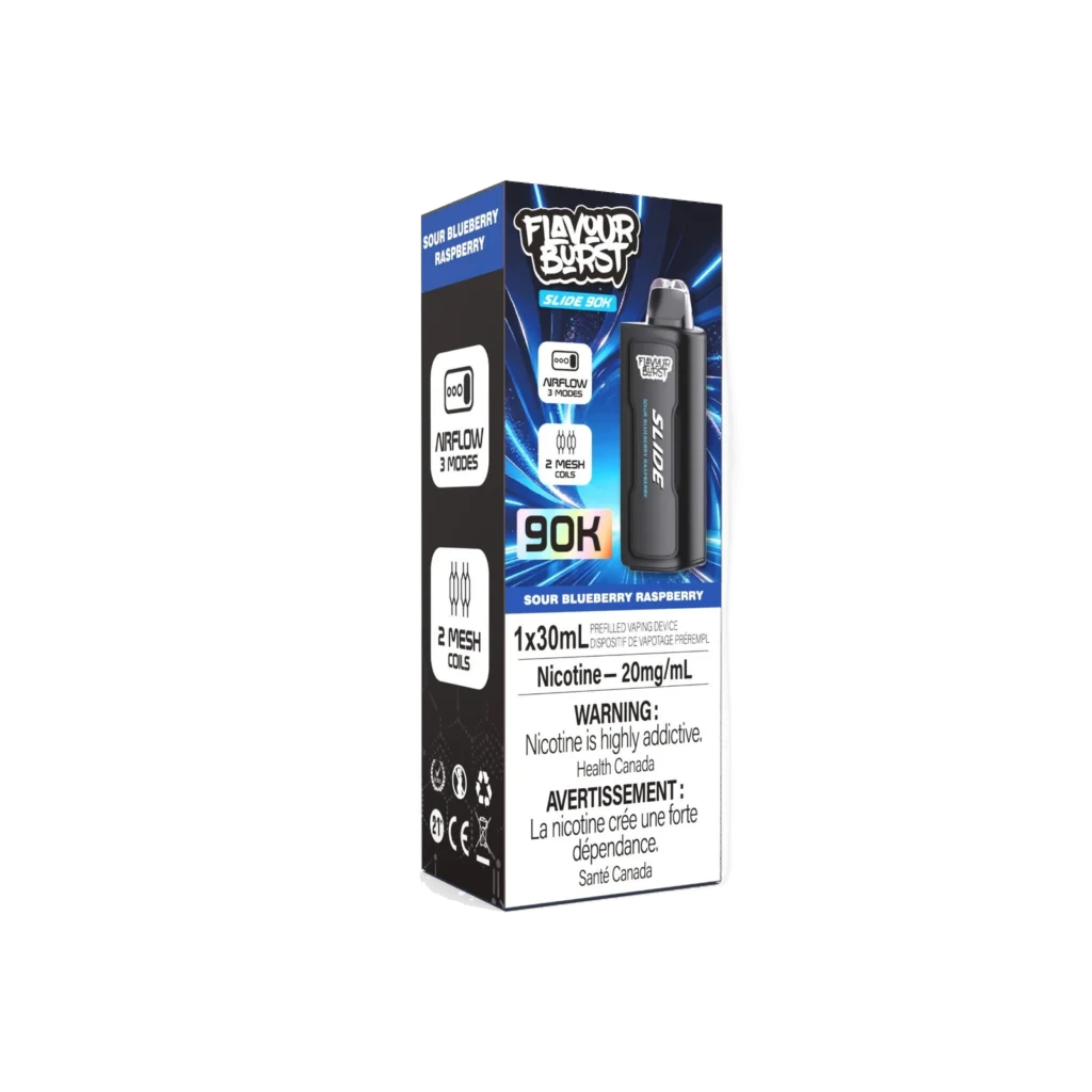 Flavour Burst Slide 90K Pod — Sour Blueberry Raspberry