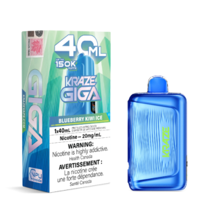 Kraze Giga 150K — Blueberry Kiwi Ice