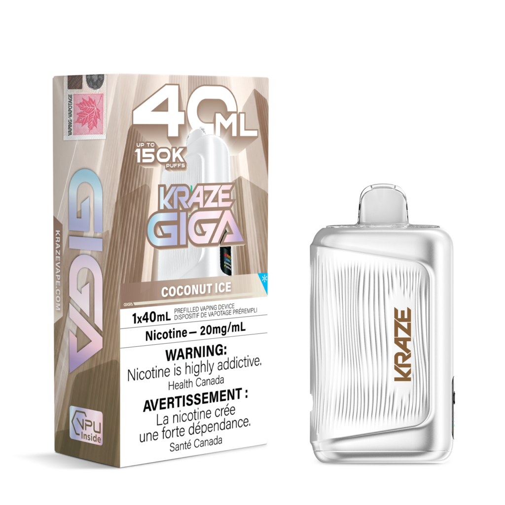 Kraze Giga 150K — Coconut Ice