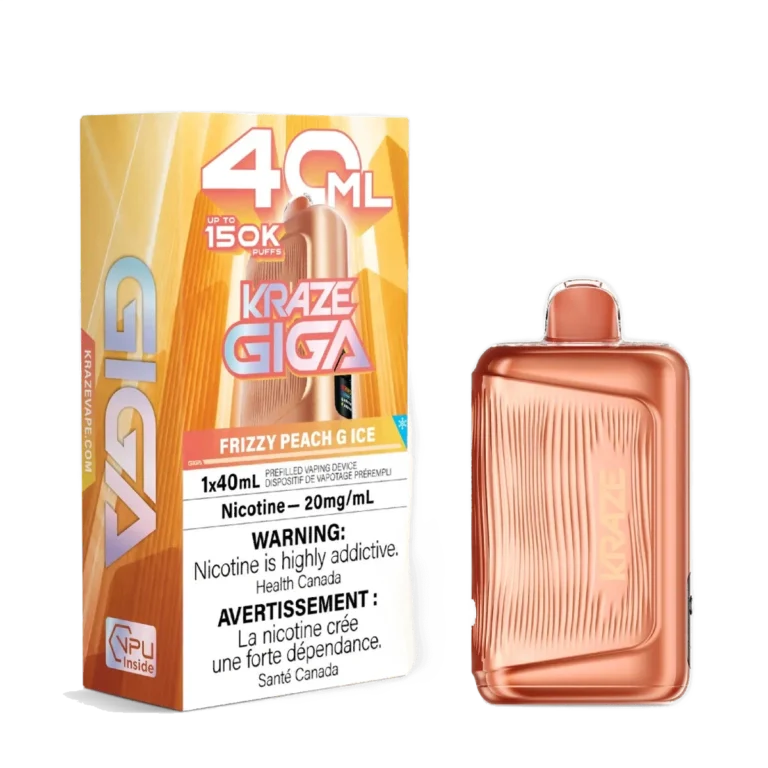 Kraze Giga 150K — Frizzy Peach G Ice