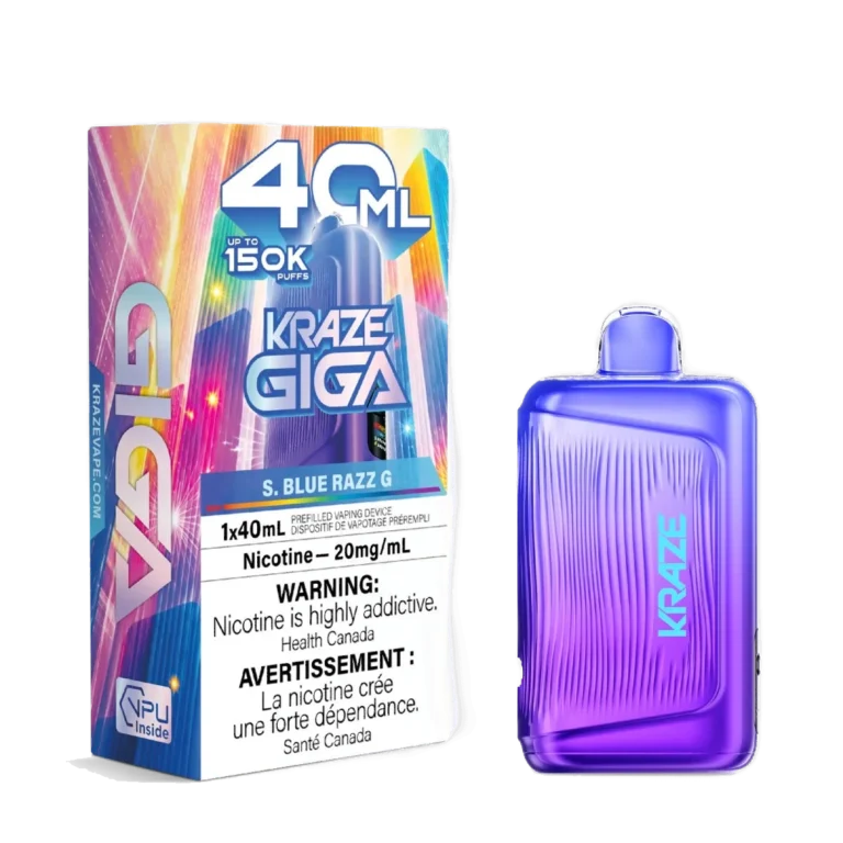 Kraze Giga 150K — S. Blue Razz G