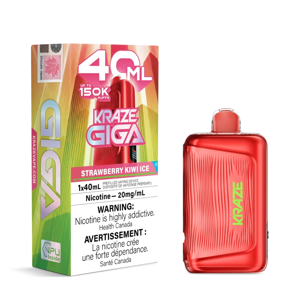 Kraze Giga 150K — Strawberry Kiwi Ice