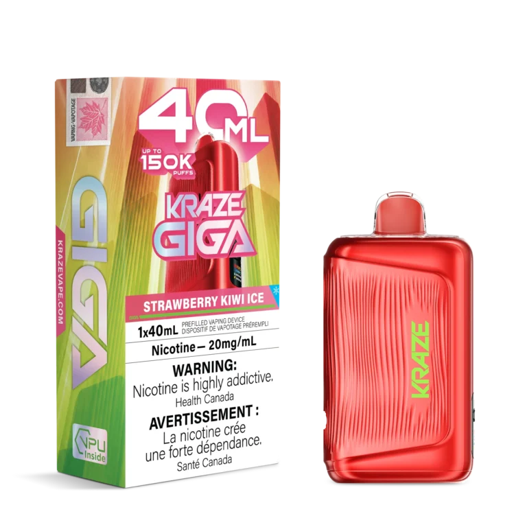 Kraze Giga 150K — Strawberry Kiwi Ice