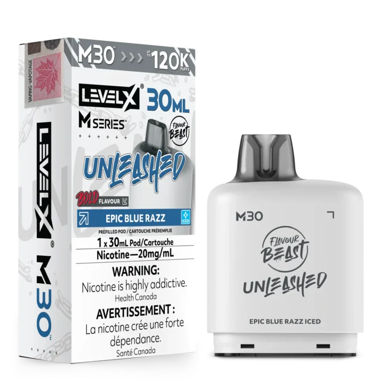 Level X M Series 120K — Unleashed Epic Blue Razz Iced