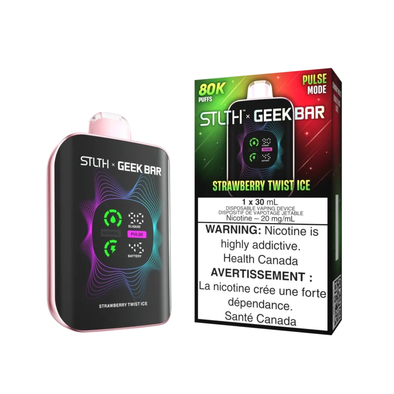 STLTH × Geek Bar 80K — Strawberry Twist Ice