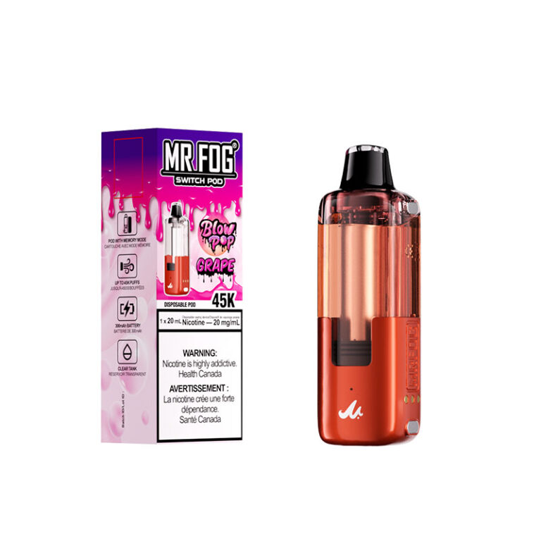Mr. Fog Switch Pod — Blow Pop Grape