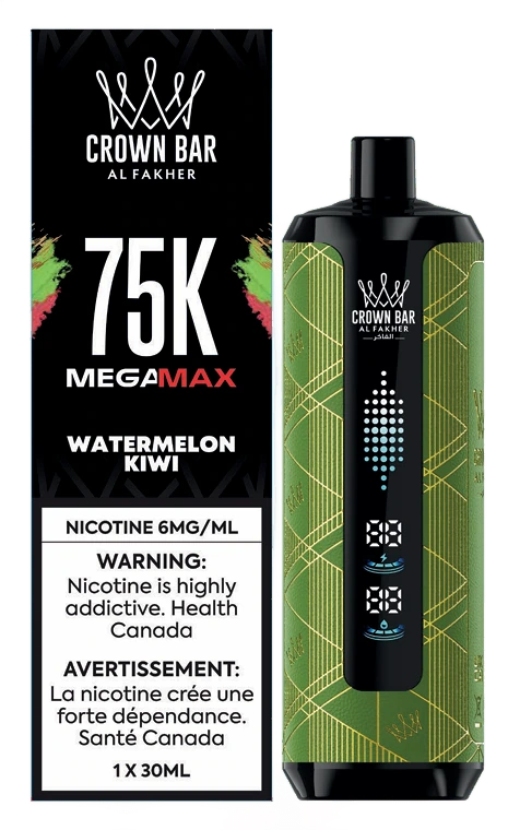 Crown Bar Mega Max 75k - Watermelon Kiwi